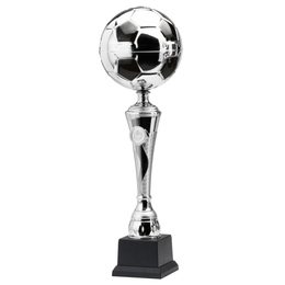 Salah Silver and Black Soccer Trophy