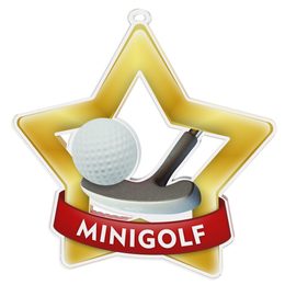 Mini Golf Mini Star Gold Medal