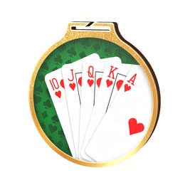 Habitat Playing Cards Gold Eco Friendly Wooden Medal