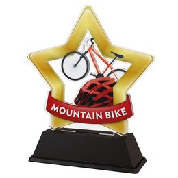 Mini Star Mountain Bike Cycling Trophy