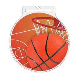 Atlas Basketball Acrylic Medal