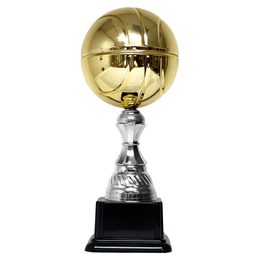 Conroe Gold and Silver Basketball Trophy