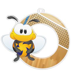 Bumble Bee Volleyball Medal