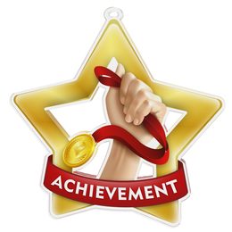 Achievement Mini Star Gold Medal