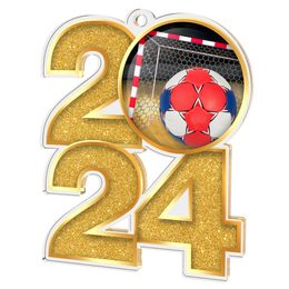 Handball 2024 Acrylic Medal