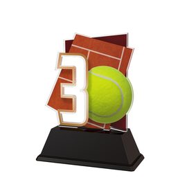Tennis Number 3 Trophy