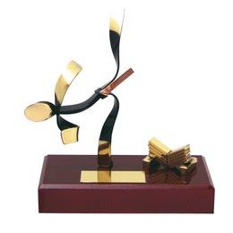 Barcelona Karate Handmade Metal Trophy