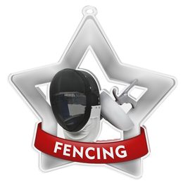 Fencing Mini Star Silver Medal