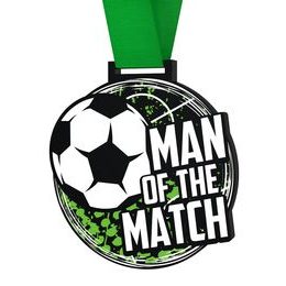 Giant Soccer Man of the Match Medal