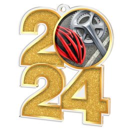Cycling 2024 Acrylic Medal