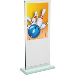 Tabor Bowling Color Glass Award