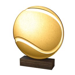 Sierra Classic Tennis Ball Real Wood Trophy