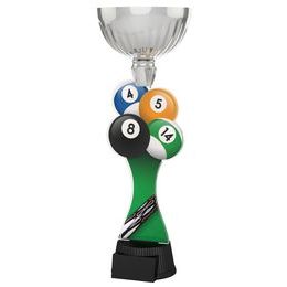 Montreal Pool Balls Silver Cup Trophy