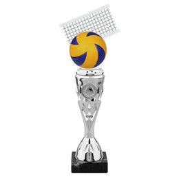 Silver Volleyball Ball Acrylic Top Trophy