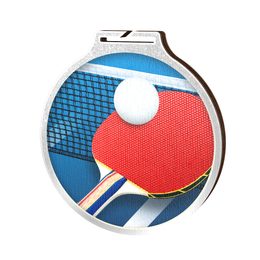 Habitat Table Tennis Silver Eco Friendly Wooden Medal