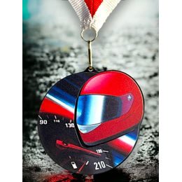 Rincon black acrylic Motorsport medal