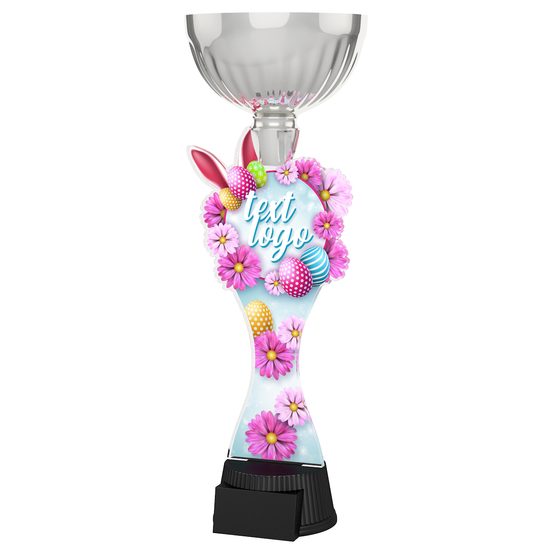 Easter Egg & Rabbit Ears Silver Trophy