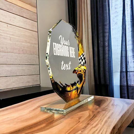 Hopper Motocross Glass Award
