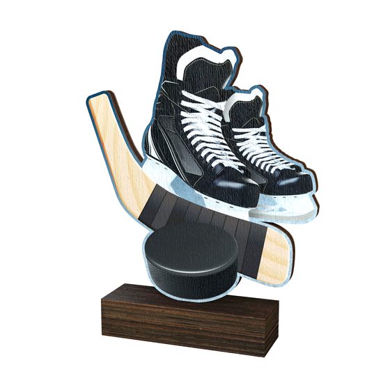 Sierra Ice Hockey Real Wood Trophy