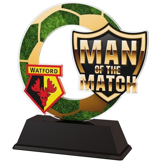 Soccer Custom Man of the Match Trophy