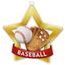 Baseball Mini Star Gold Medal