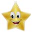 Happy Face Mini Star Gold Medal