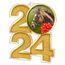 Horse Racing 2024 Acrylic Medal