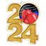 Boxing 2024 Acrylic Medal