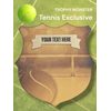 Heraldic Birchwood Tennis Sepia Shield