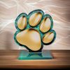 Cannes Dog Paw Print Trophy