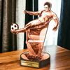 Grove Classic Football Player Action Real Wood Trophy