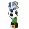 Frontier Real Wood Goalkeeper Football Trophy
