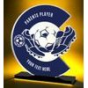 Cantu Deluxe Custom Printed Parents Player Football Trophy