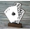 Sierra Classic Poker Real Wood Trophy