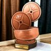 Grove Classic Weight Training Real Wood Trophy