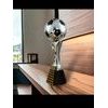 Eminent Silver and Black Soccer Trophy
