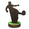 Grove Football Action Player Real Wood Trophy