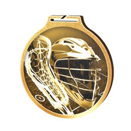 Habitat Classic Lacrosse Gold Eco Friendly Wooden Medal