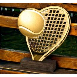 Sierra Classic Tennis Racket Real Wood Trophy