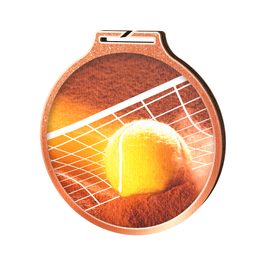 Habitat Tennis Bronze Eco Friendly Wooden Medal