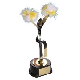 Brea Cheerleader Handmade Metal Trophy
