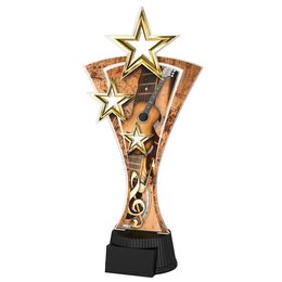 Triple Star Acoustic Guitar Trophy