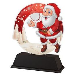 Santa Badminton Christmas Trophy