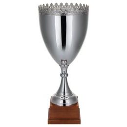 Mazzola Silver Plated Metal Cup