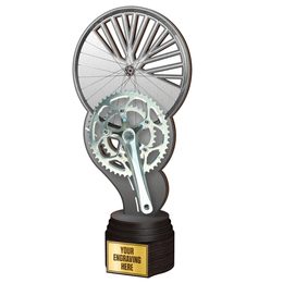 Frontier Real Wood Cycling Trophy