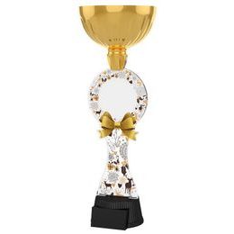 Christmas White Wreath Gold Cup Trophy