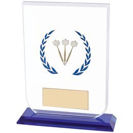 Gladiator Hand Painted Glass Darts Trophy