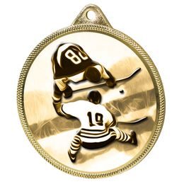 Ice Hockey Classic Texture 3D Print Gold Medal