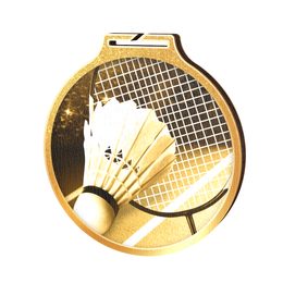 Habitat Classic Badminton Gold Eco Friendly Wooden Medal