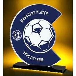 Cantu Deluxe Custom Printed Managers Player Football Trophy